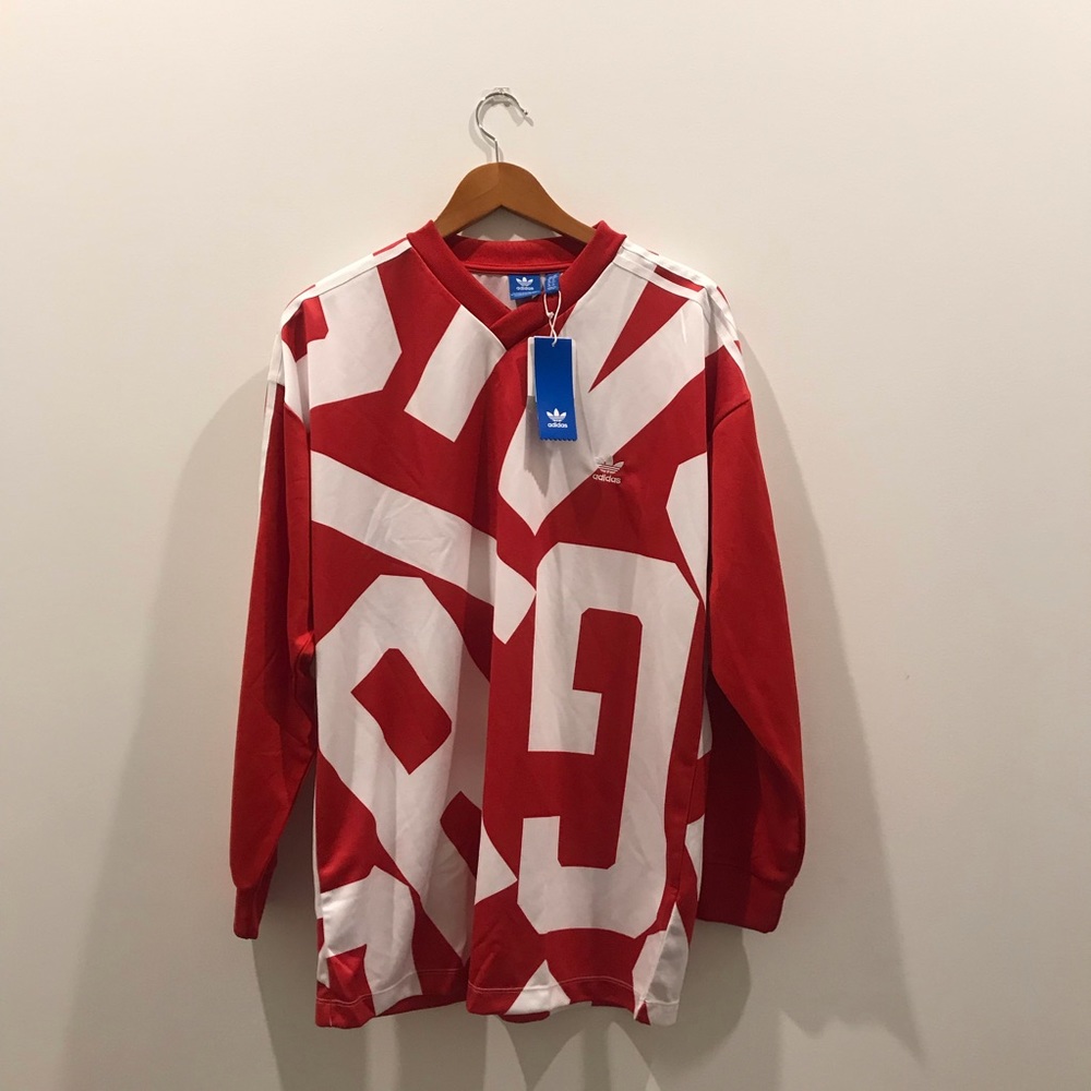 🔥Nwt Adidas oversize track top🔥